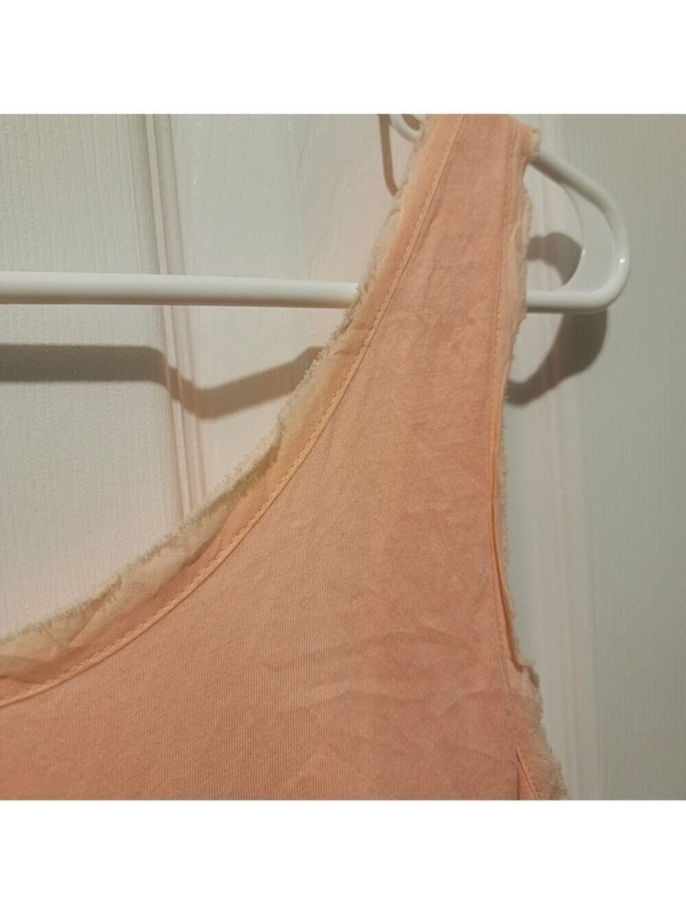 J. Crew Ruffle Front Distressed Tank Top - Picture 7 of 7